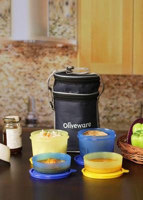 Oliveware LB36 4 Containers Lunch Box(1430 ml)
