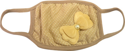

Blinkin anit dust pollution mask for girls / women (Beige) Mask