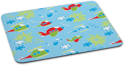 

100yellow Mouse pad | Printed Mouse Pad | Blue Color Designer High Quality Anti Skid Mouse Pad For Desktop and Laptop Computer- Ideal For Kids Room Mousepad(Multicolor)