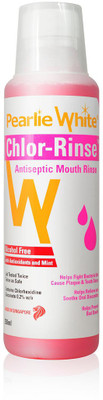 

pearlie white Pearlie White Chlor-Rinse Alcohol Free Mouth Rinse 250ml - Mint(250 ml)