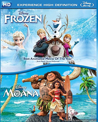 

Moana & Frozen(Blu-ray English)