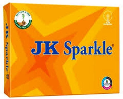 

JK sparkle A4 75GSM 500Sheets PHOTO COPY A4 Copy Paper(Set of 1, White)