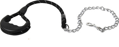 

SRI Chain Leash With Soft Handle For Dog 126 cm Dog Cord Leash(Black)