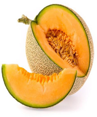 

AllThatGrows Musk Melon Golden Orange Flesh, Muskmelon Fruit Seeds, 50 Kharbuja Seeds Pack Seed(50 per packet)