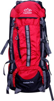 

Navyug Mountain 75 Rad Hiking Bag / Rucksack Bag Rucksack - 75 L(Red)