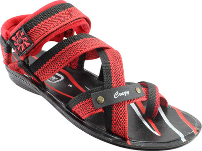 

Claptrap Men Red::Black Sandals