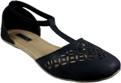 

HEROSHOELINE Women Black Flats