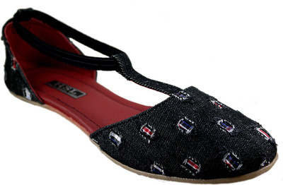 

HEROSHOELINE Women Black Flats