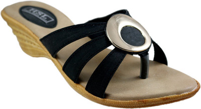 

HEROSHOELINE Women Black Wedges