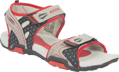

Aztec Men Black, Red Sandals