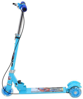 

Nightstar Kids Foldable 3 Wheel Scooter Cycle (Bell) Mannual Scooter(Blue)