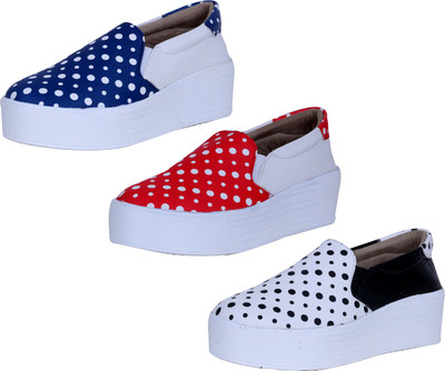 

IndiWeaves Slip On Sneakers For Women(Multicolor