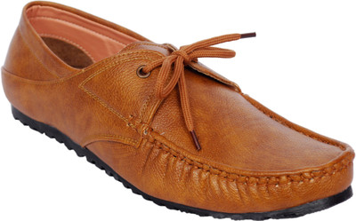 

AK traders Loafers For Men(Yellow