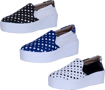 

IndiWeaves Slip On Sneakers For Women(Multicolor