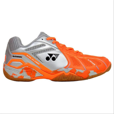 

Yonex Yonex Super ACE Light Badminton Shoes Badminton Shoes For Men(Orange, Silver, Light bright orange silver