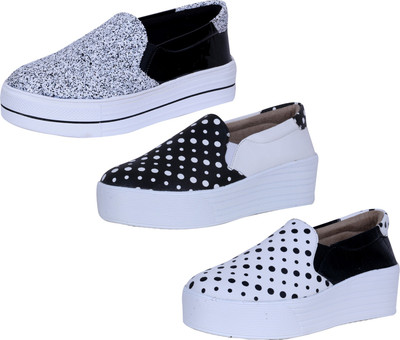 

IndiWeaves Slip On Sneakers For Women(Multicolor