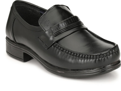 

BIG JUNIOR Black Color Formal Shoes Slip On For Men(Black