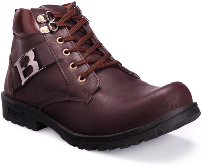

BJOS High Quality Boots For Men(Brown