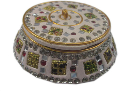

Unique Indian Crafts Decorative Showpiece - 7 cm(Porcelain, Multicolor)