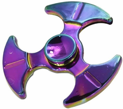 

SANJARY METAL MADE NINJA RAINBOW AXE BLADE SPINNER(Multicolor)