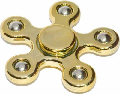 

SANJARY VERY SMOOTH HIGH SPEED METAL 5 X SPINNER (GOLD)(Gold)