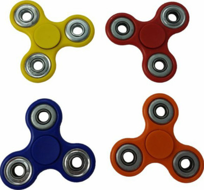 

SANJARY HYBRID CERAMIC BEARING METAL FIDGET SPINNER SET OF 4 ( MULTI-COLOUR)(Multicolor)
