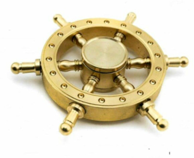

SANJARY HIGH SPEED SUPERIOR QUALITY METAL MADE SHIP WHEEL (GOLD)(Gold)