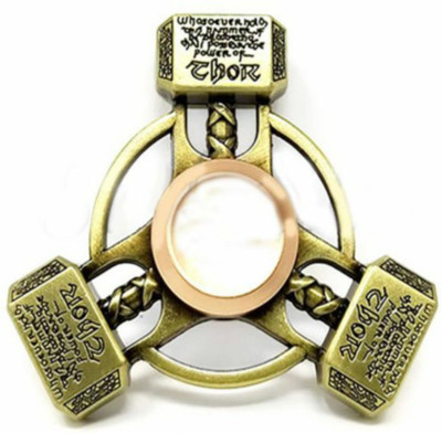 

SANJARY HIGH QUALITY THOR HAMMER METAL MADE SPINNER (MULTI-COLOUR)(Multicolor)