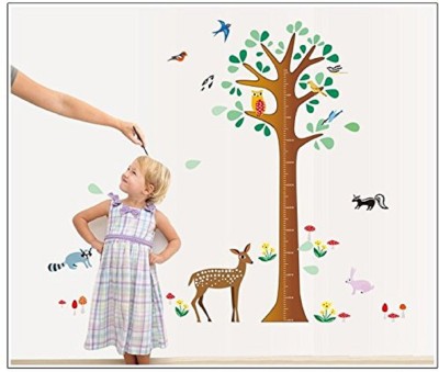Asmi Collections 150 cm Height Tree for Kids Room Removable Sticker(Pack of 1)