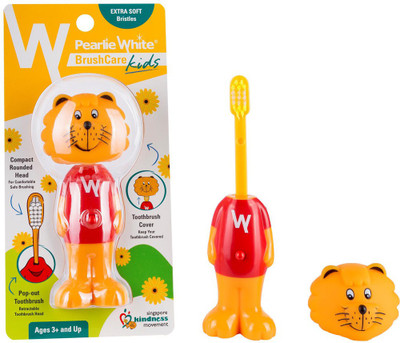 

pearlie white BrushCare Kids (Singa Lion) Extra Soft Toothbrush