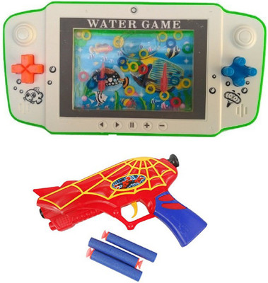 

piggie Soft Bullet Gun With Water Game(Multicolor)