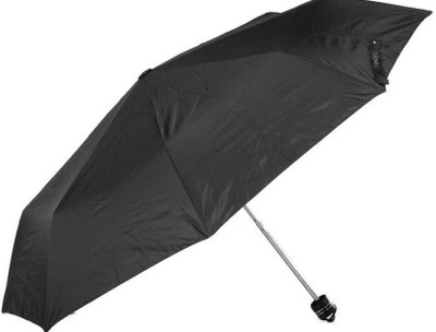 

Chris Merchant Black 3 Fold Nylon Umbrella Umbrella(Black)
