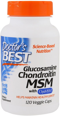 

Doctor's Best Glucosamine Chondroitin MSM with OptMSM-120 Nos(120 No)