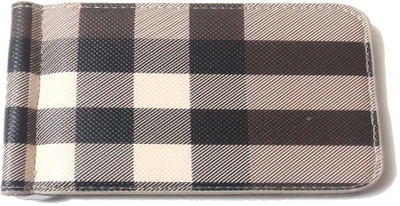 

baba blessings Boys Brown Fabric Money Clip(6 Card Slots), Multi