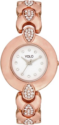 YOLO YLC 103 Crystal Studded Watch  - For Women   Watches  (YOLO)