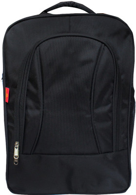 

HD Polyester School bag with Laptop Bottle Pocket under Notebook Computer,Black Bag Waterproof Multipurpose Bag(Multicolor, 18 inch)