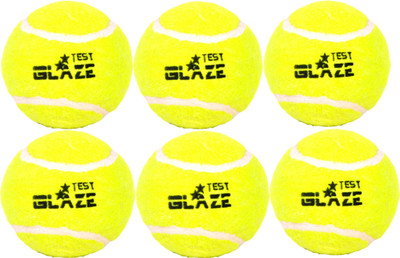 

Glaze Test medium Tennis Ball(Pack of 6, Green)