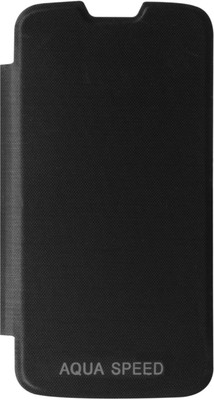 DMG Flip Cover for Intex Aqua Speed(Black, Plastic) Flipkart