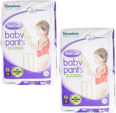 

Himalaya Total Care Extra Large Size Baby Pants Diapers (54 Count) set of 2 - XL(54 Pieces)