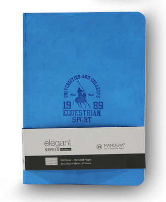 

MANOGYA A5 Notebook(ELIGANT SERIES, Blue)