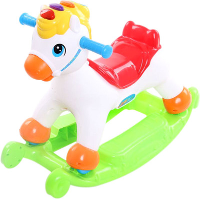 

Delia Car Non Battery Operated Ride On(White/Green)