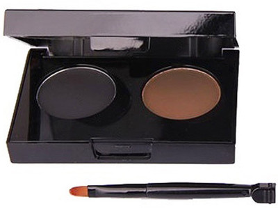 

One Personal Care Glide & Shout | Up Town Series | 2 x Color | Cake Powder | All Day Wear 4 g(Velvet Black, Velvet Brown)