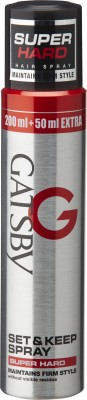 GATSBY Set & Keep Hair Spray Super Hard 250ml Hair Spray(250 ml)