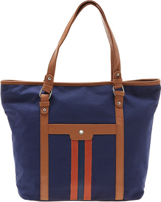 

Lemon Trunk Tote(Blue, Brown)