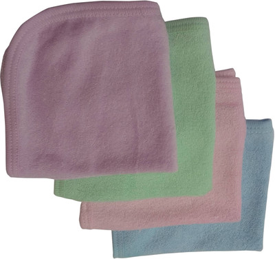 

Yashline Multicolor Plain Baby Kids Rumal Handkerchief(Pack of 4)