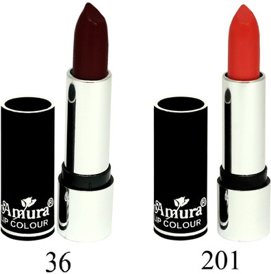 

Amura Black Beauty Lip Colour Set of 2(36201, 4.5 g)