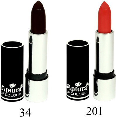 

Amura Black Beauty Lip Colour Set of 2(34201, 4.5 g)