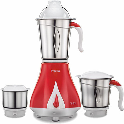 

Preethi Spice MG 203 550 W Mixer Grinder(Red, 3 Jars)