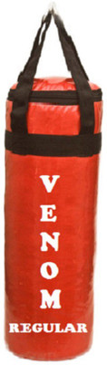 

Venom REGULAR 3.5 FEET, MATERIAL : SYNTHETIC LEATHER, RED COLOR, UNFILLED WITH HANGING STRAPS Hanging Bag(3.5, 42 kg)