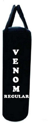 

Venom REGULAR 2.5 FEET, MATERIAL : CANVAS, BLACK COLOR, UNFILLED WITH HANGING STRAPS Hanging Bag(2.5, 30 kg)